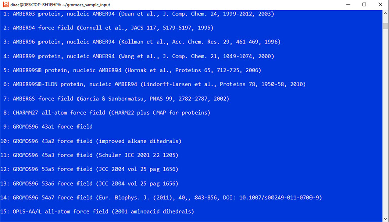 gmx2pdb_choose_force_field