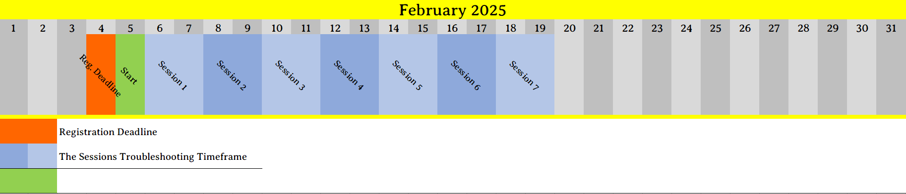 5th Gaussian workshop schedule