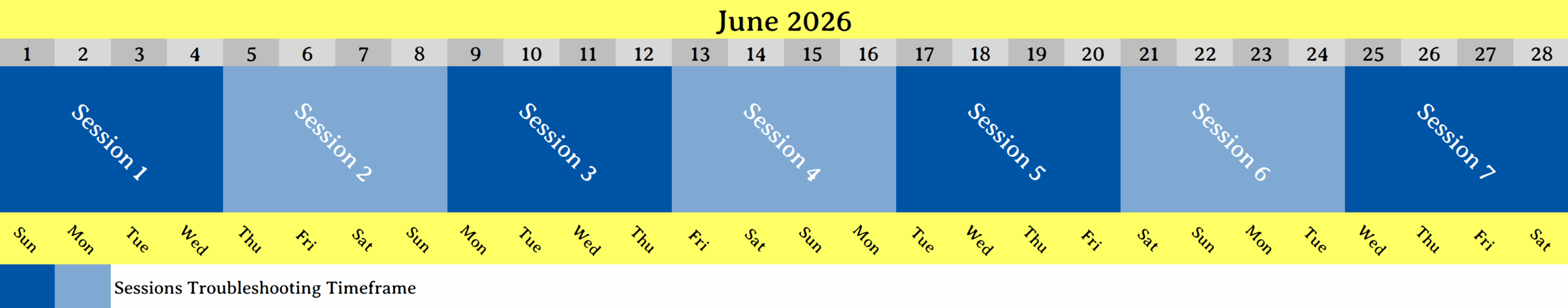 10th Online Gaussian Workshop Timeline